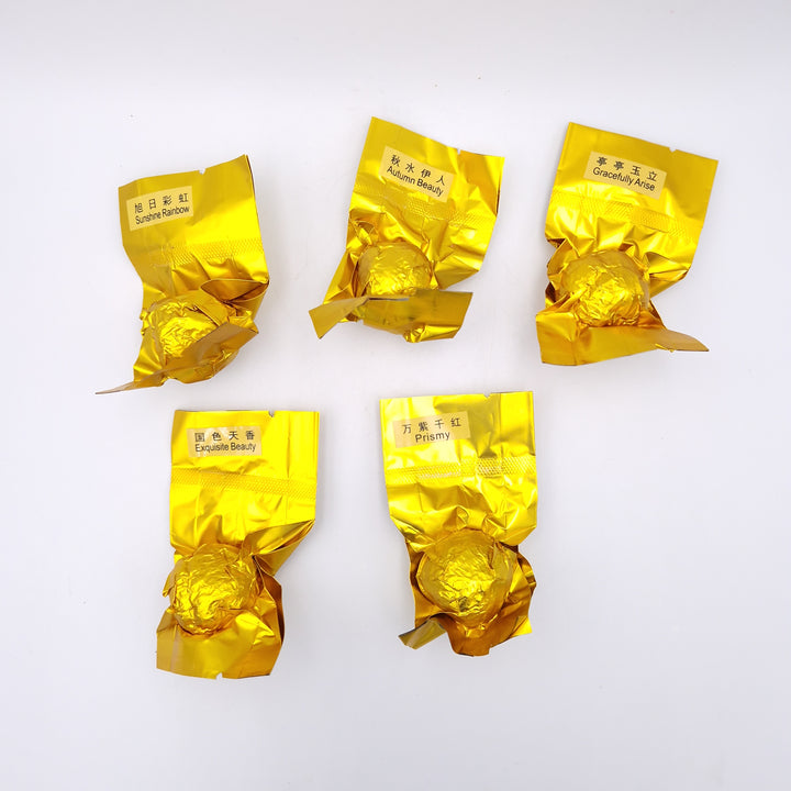 Mélange Découverte de Boules de Thé Vertes Fleurissantes