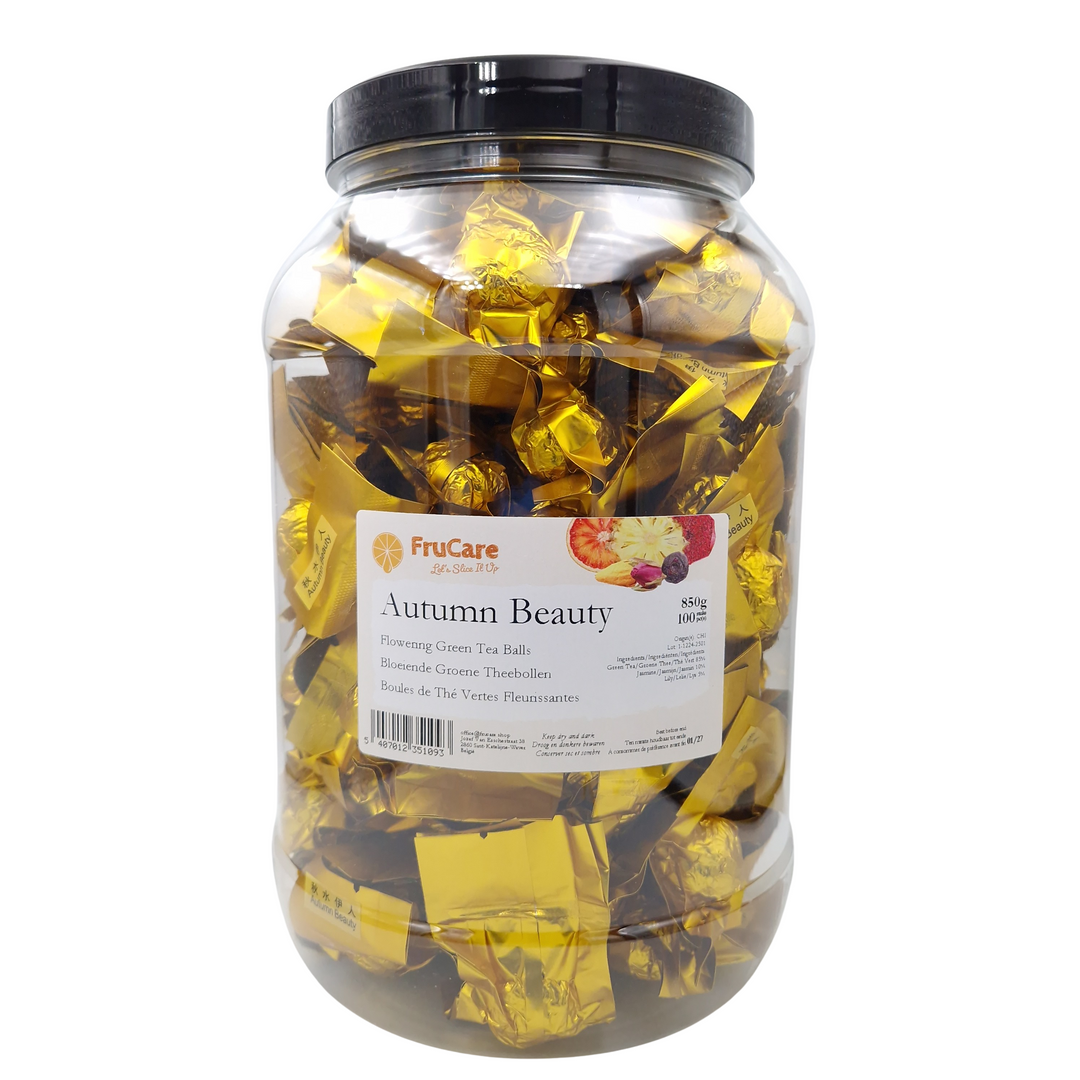 Bloeiende Groene Theebol - Autumn Beauty
