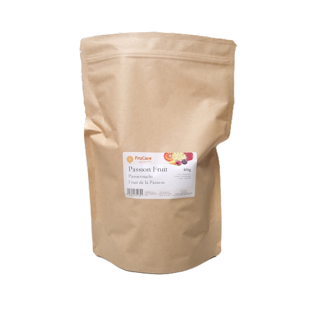 Gevriesdroogde Passievrucht Blokjes