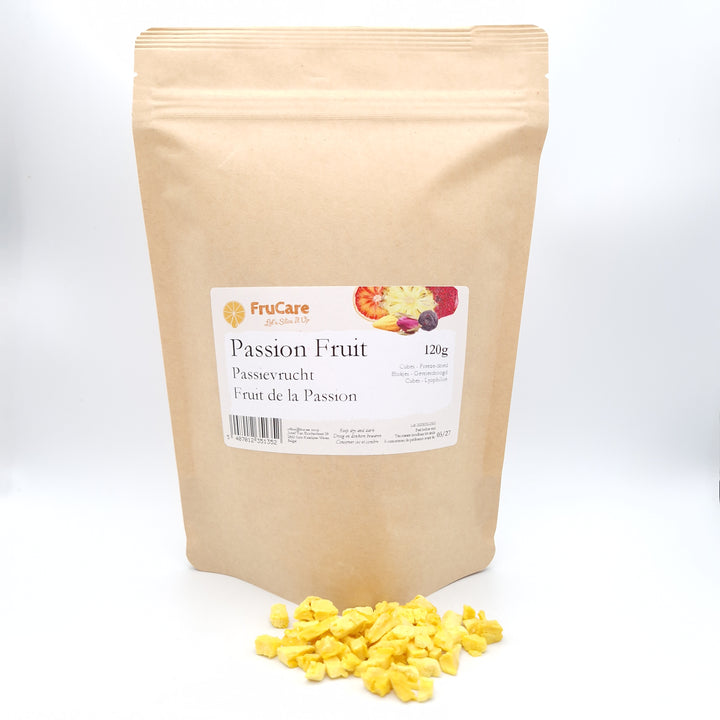 Gevriesdroogde Passievrucht Blokjes