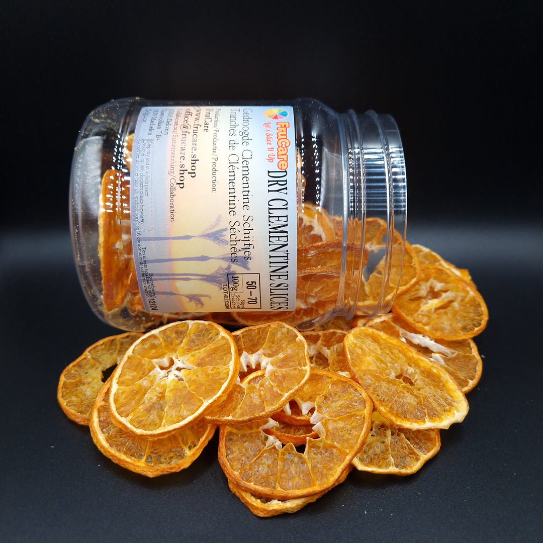 Tranches de clémentines séchées