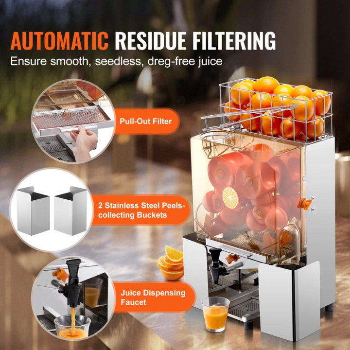 Presse-agrumes automatique professionnel