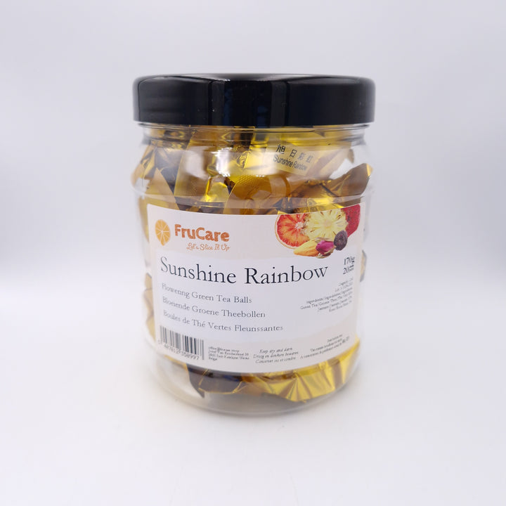 Bloeiende Groene Theebol - Sunshine Rainbow