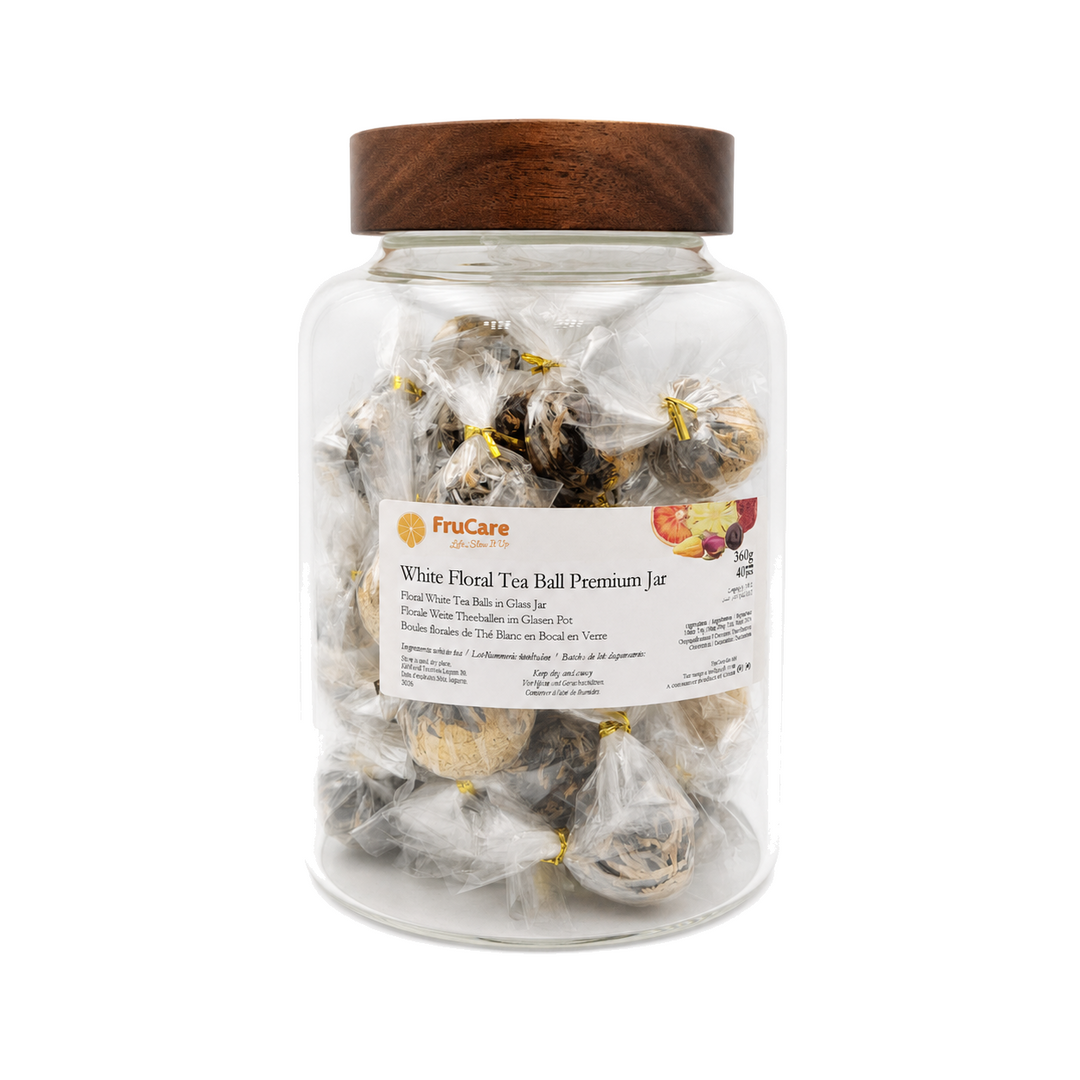 Loskomende Witte Theebollen - Premium GLASS MIX