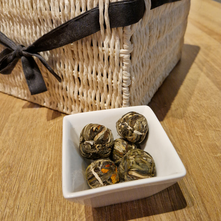 Bloeiende Groene Theebollen Cadeaumix