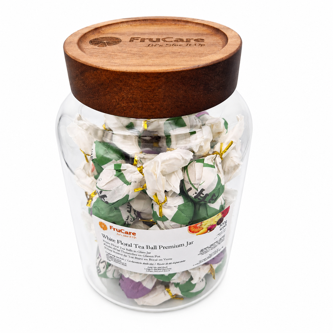Loskomende Witte Theebollen - Premium GLASS MIX